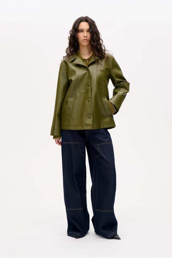  바움 운드 페르드가르텐 가죽 자켓 Baum Und Pferdgarten Beah 재킷 - BAUM UND PFERDGARTEN