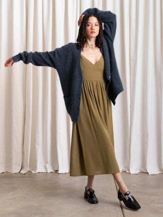  알리 골든 가디건 오버사이즈 모헤어 카디건 - ALI GOLDEN