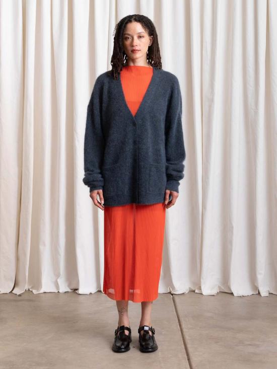  알리 골든 가디건 오버사이즈 모헤어 카디건 - ALI GOLDEN