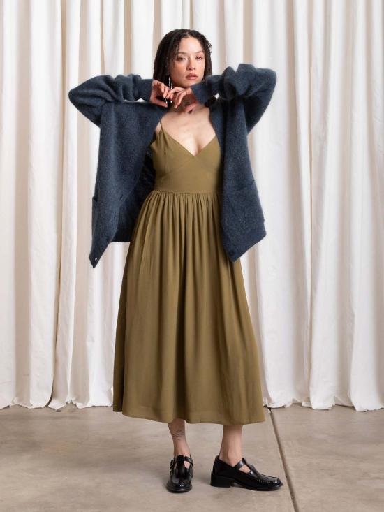  알리 골든 가디건 오버사이즈 모헤어 카디건 - ALI GOLDEN