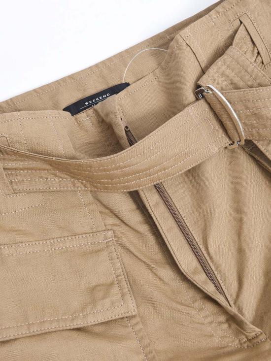  위켄드막스마라 미디 스커트 Maxmara Weekend 피니드 스커트 베이지 - WEEKEND MAX MARA