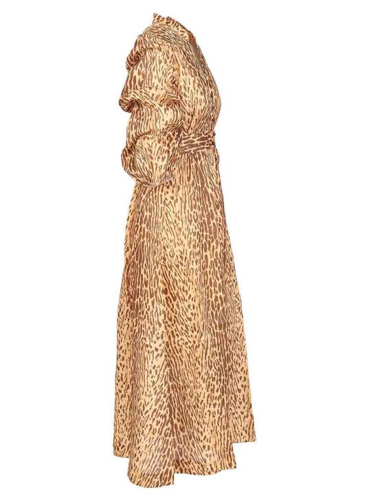  짐머만 롱 원피스 5148DSS255TLE Animal Print - ZIMMERMANN