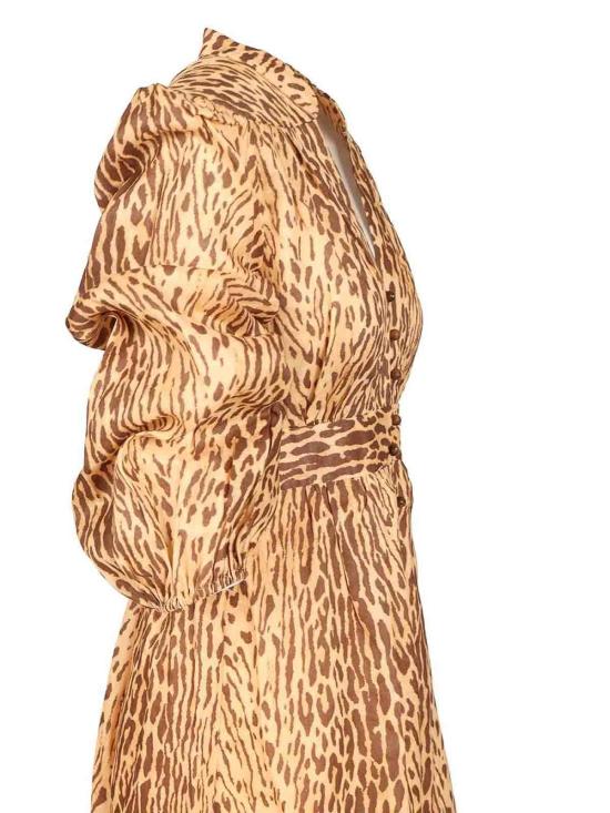  짐머만 롱 원피스 5148DSS255TLE Animal Print - ZIMMERMANN