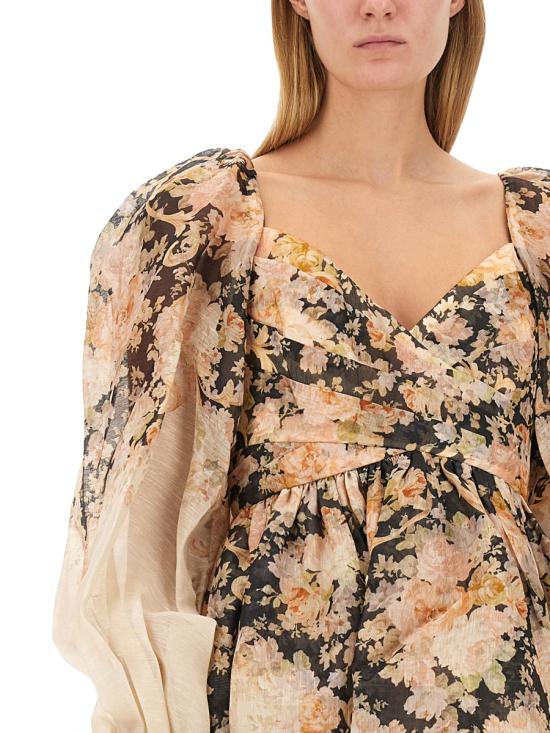 24FW 짐머만 원피스 0809DF241 TEARCO MULTICOLOUR - ZIMMERMANN