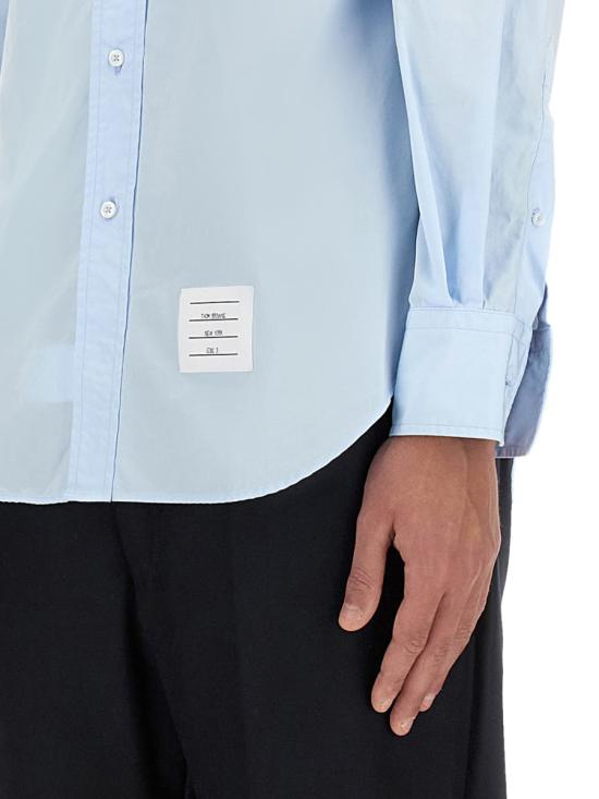 25FW 톰브라운 긴팔 셔츠 MWL150E 03113480 BLUE - THOM BROWNE