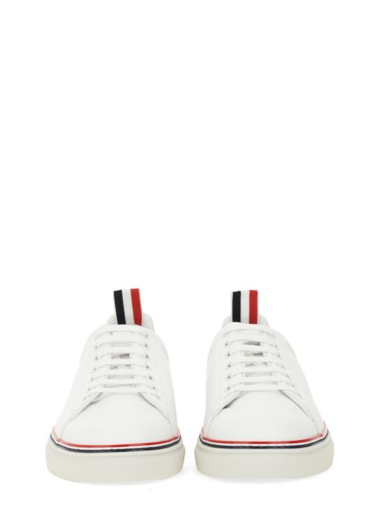 26SS 톰브라운 RWB 라이닝 카프레더 스니커즈 MFD219A 05584100 WHITE - THOM BROWNE