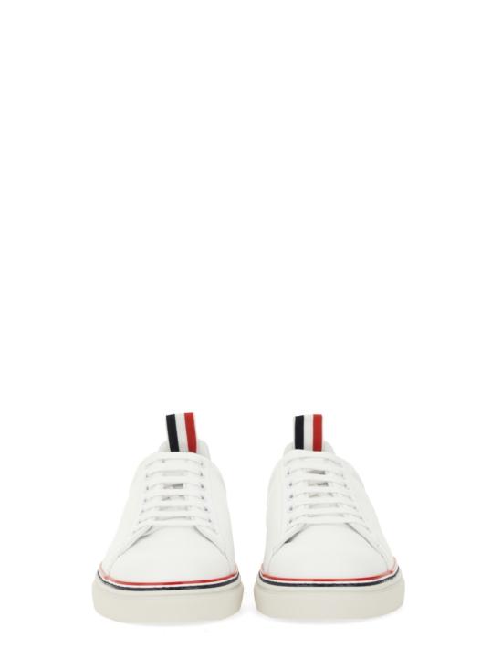 26SS 톰브라운 RWB 라이닝 카프레더 스니커즈 MFD219A 05584100 WHITE - THOM BROWNE