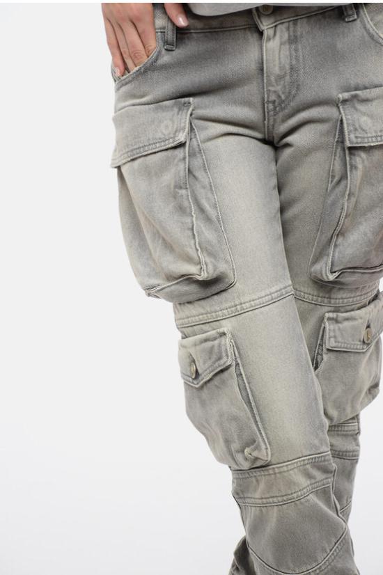  디 아티코 스트레이트 팬츠 237WCP113 D063 084 Gray - THE ATTICO