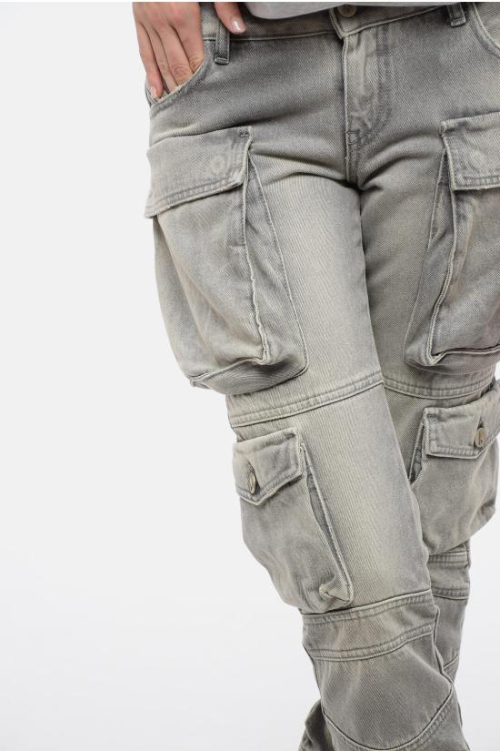  디 아티코 스트레이트 팬츠 237WCP113 D063 084 Gray - THE ATTICO