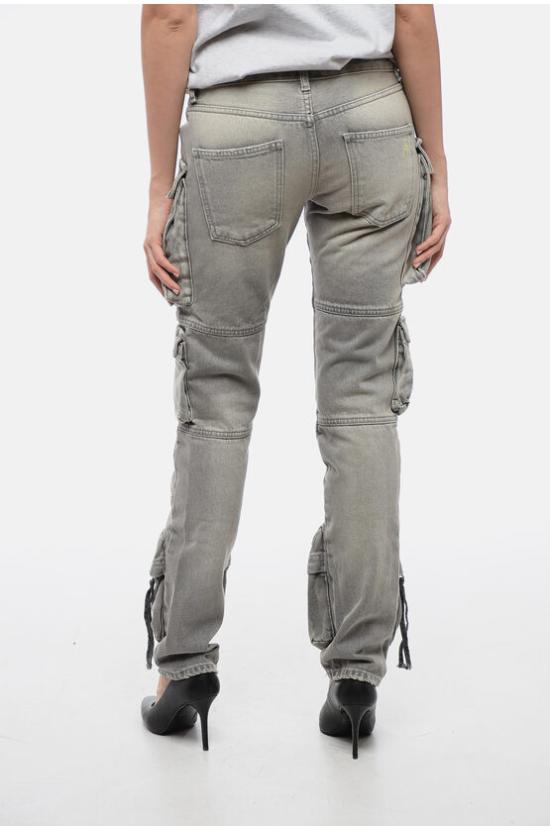  디 아티코 스트레이트 팬츠 237WCP113 D063 084 Gray - THE ATTICO