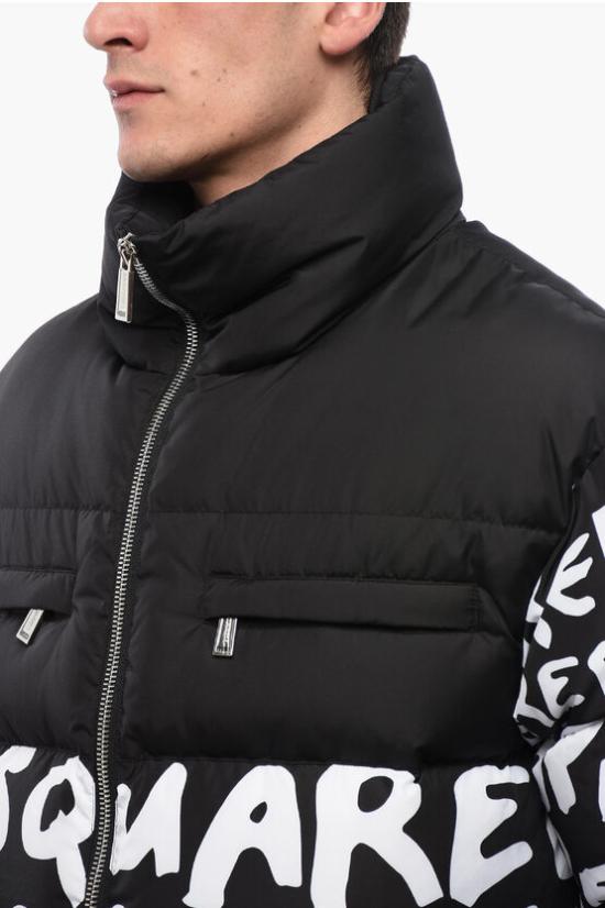  디스퀘어드2 자켓 S74AM1480 D35025 002S Black White - DSQUARED2