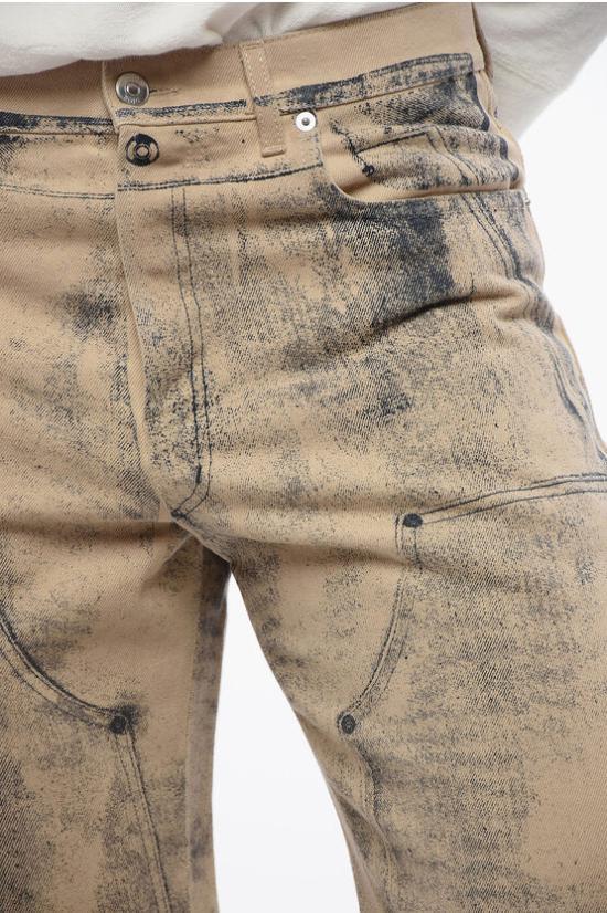  디올 데님 팬츠 383D010H353X 185 Beige - DIOR