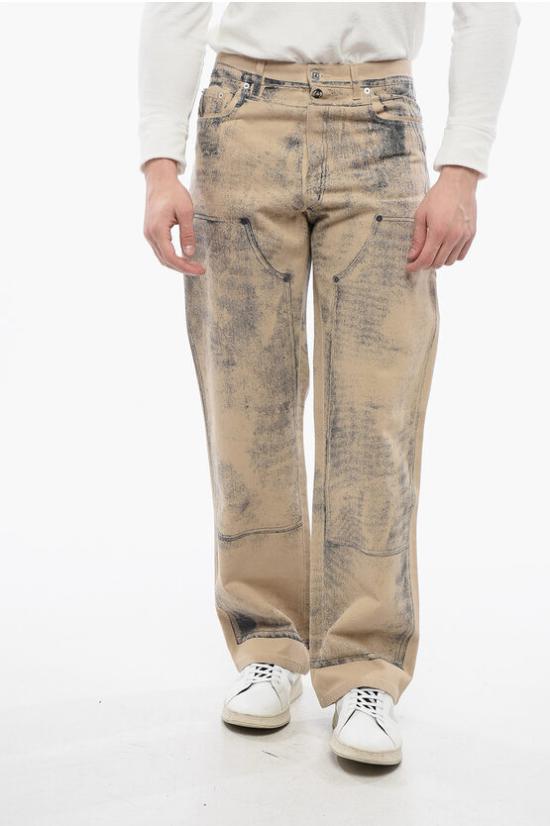  디올 데님 팬츠 383D010H353X 185 Beige