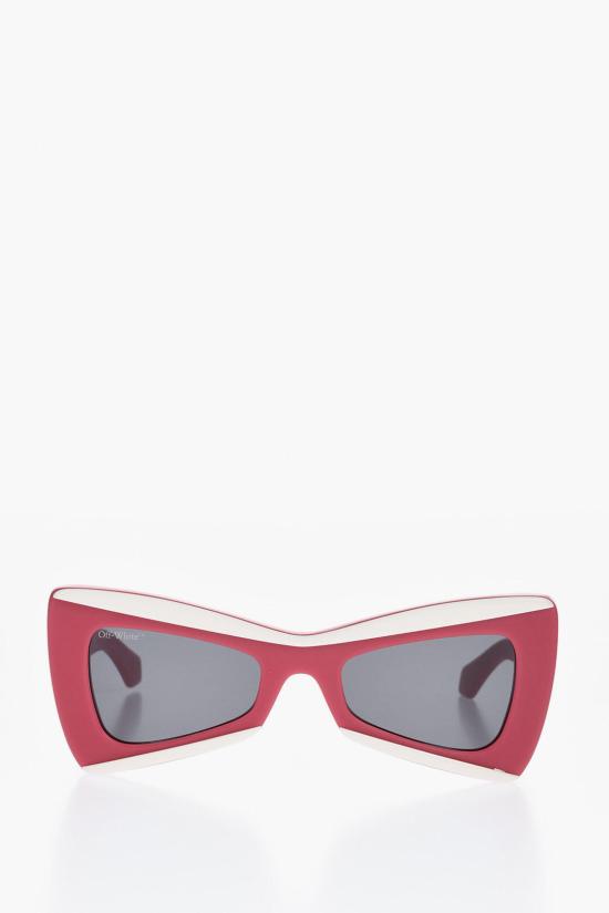  오프화이트 선글라스 OERI070S23PLA0013407 Bianco Rosa