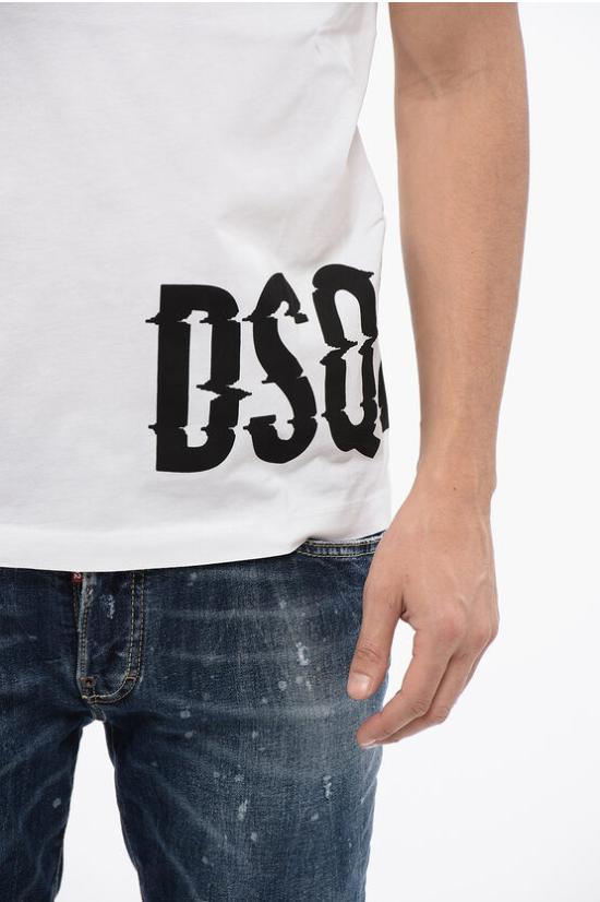  디스퀘어드2 반팔 티셔츠 S74GD1261 S23009 100 White - DSQUARED2
