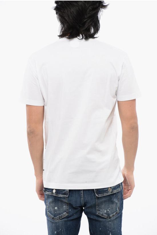  디스퀘어드2 반팔 티셔츠 S74GD1261 S23009 100 White - DSQUARED2