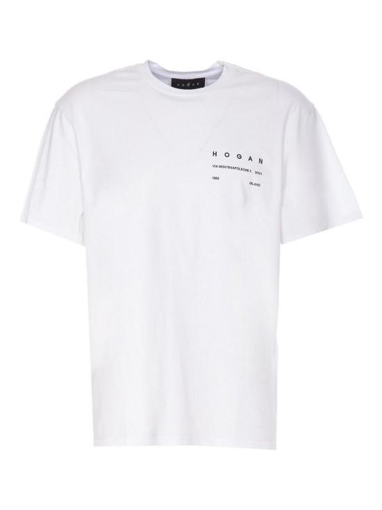 25SS 호간 반팔 티셔츠 KQUB3492020WNRB001 White