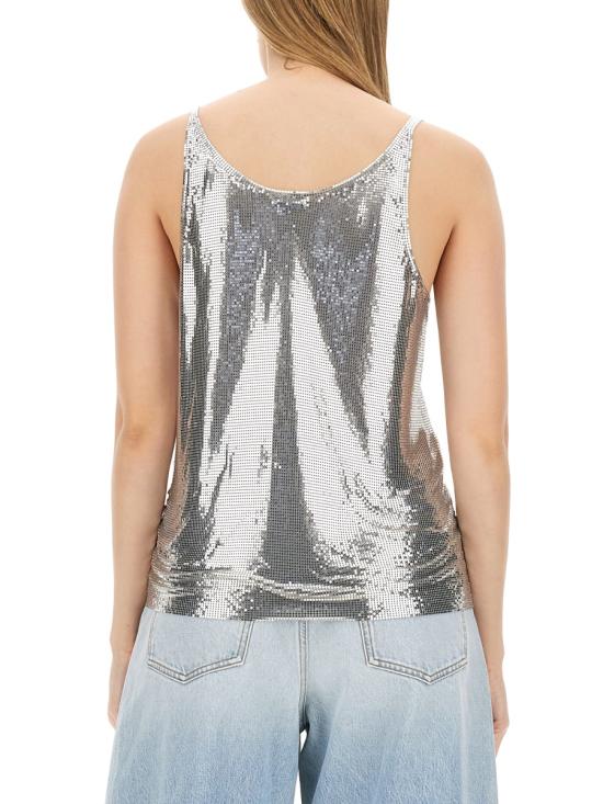  파코라반 민소매 티셔츠 19EITO039MH0060 P040 SILVER - PACO RABANNE