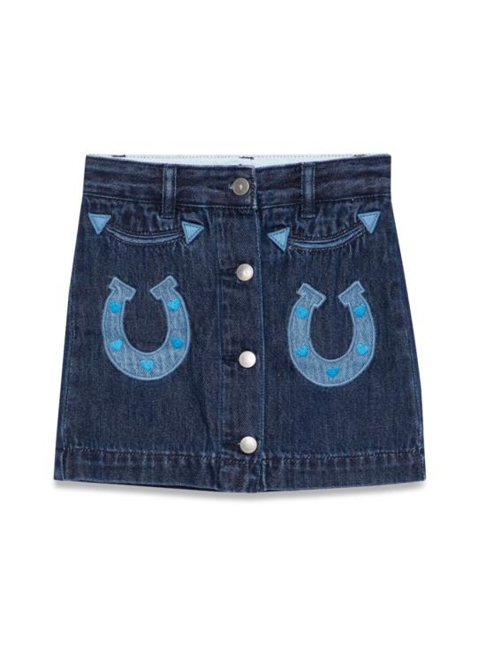 24FW [키즈] 스텔라 맥카트니 스커트 TV7A31K Z0153666 BLUE - STELLA MCCARTNEY