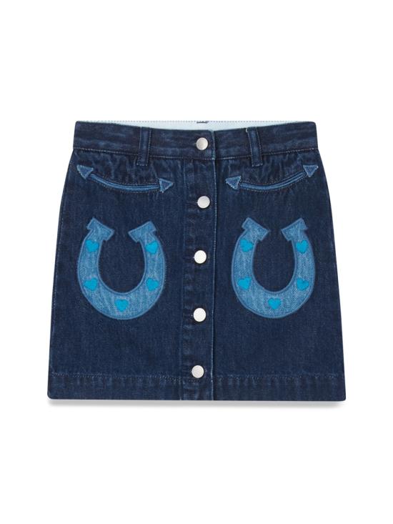 24FW [키즈] 스텔라 맥카트니 스커트 TV7A31K Z0153666 BLUE - STELLA MCCARTNEY