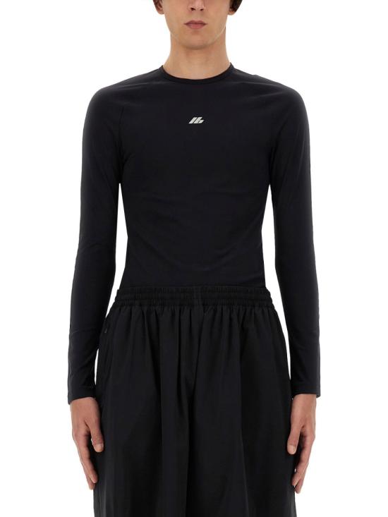26FW 발렌시아가 긴팔 티셔츠 793291 4E2B91081 BLACK