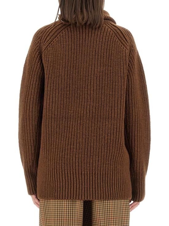 26SS 드리스 반 노튼 터틀넥 011233 9706703 BROWN - DRIES VAN NOTEN