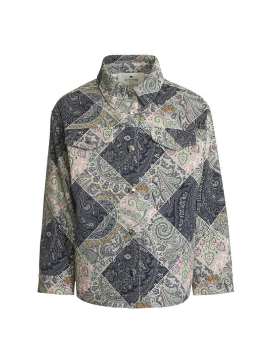 24FW [키즈] 에트로 트렌치 코트 GV2A17K D0104621MC BLUE