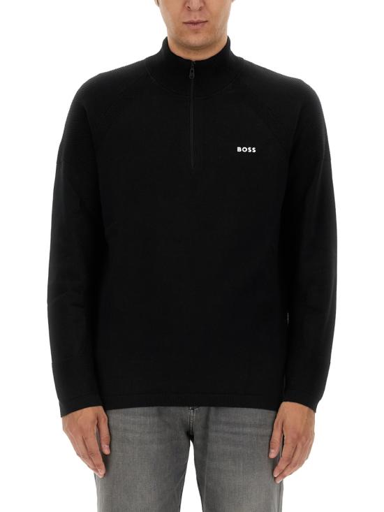  보스 긴팔 티셔츠 50498525 10252224001 BLACK