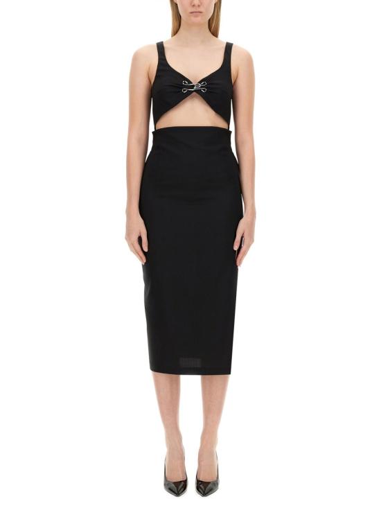 24FW 모스키노 원피스 04108226 0555 BLACK