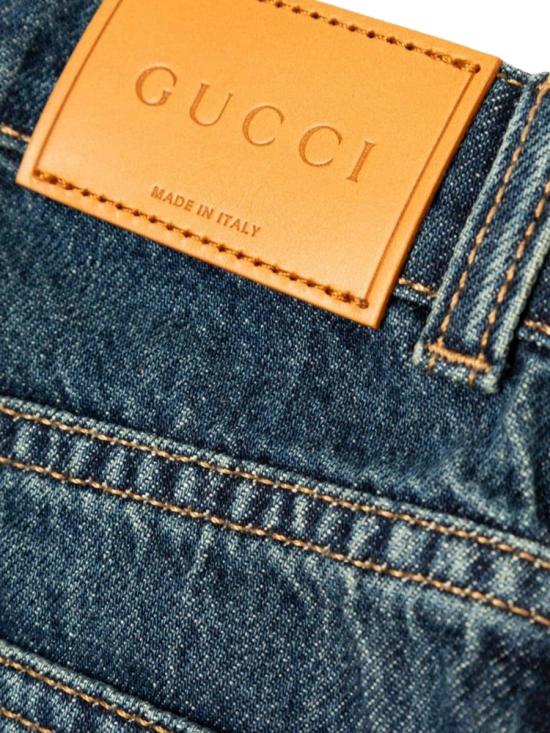 25FW [키즈] 구찌 스트레이트 팬츠 787179K XDC014759 DENIM - GUCCI