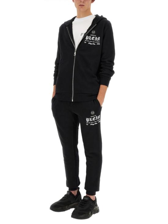  필립 플레인 후드 티셔츠 SADCMJB3255 PJO002N02 Black - PHILIPP PLEIN