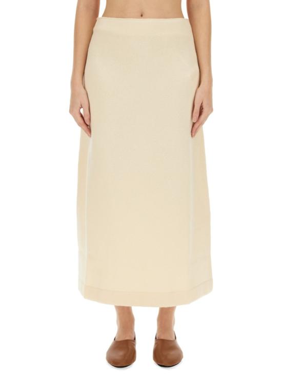  질샌더 롱 스커트 J02MA0156 J14614109 Neutrals