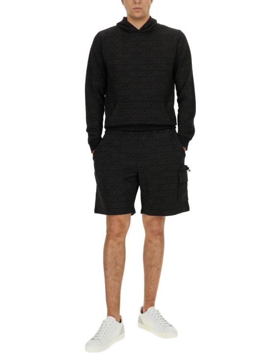 24FW 모스키노 긴팔 티셔츠 17097629 1555 BLACK - MOSCHINO