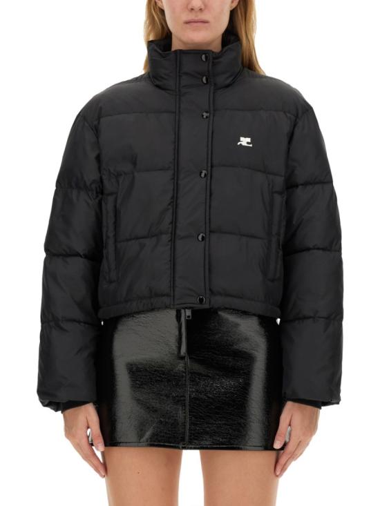  쿠레쥬 숏패딩 323CMA106 PL01129999 Black