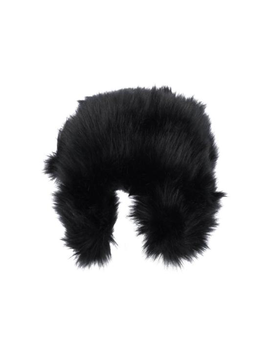25FW 루슬란바진스키 이어플랩 캡 AVIH033PF25 P HH FLTBLACK Black - RUSLAN BAGINSKIY