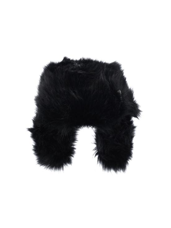 25FW 루슬란바진스키 이어플랩 캡 AVIH033PF25 P HH FLTBLACK Black