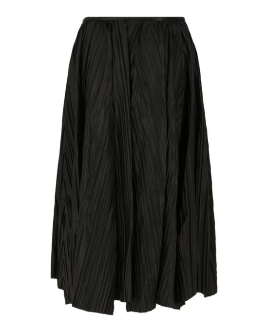  살바토레 페라가모 미디 스커트 13G802 727372 00002 42 Black - SALVATORE FERRAGAMO