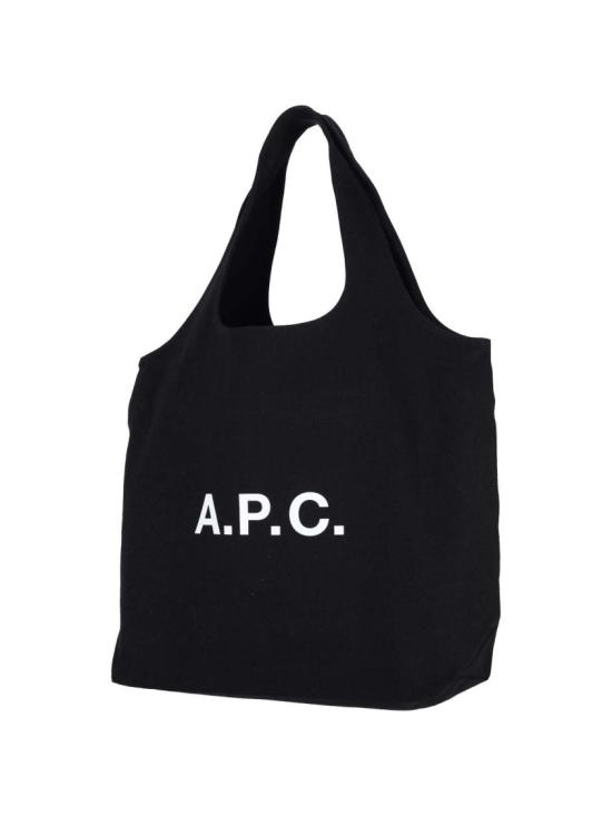 25FW 아페쎄 나논 로고 토트백 COZZS M61565LZZ Black - A.P.C.