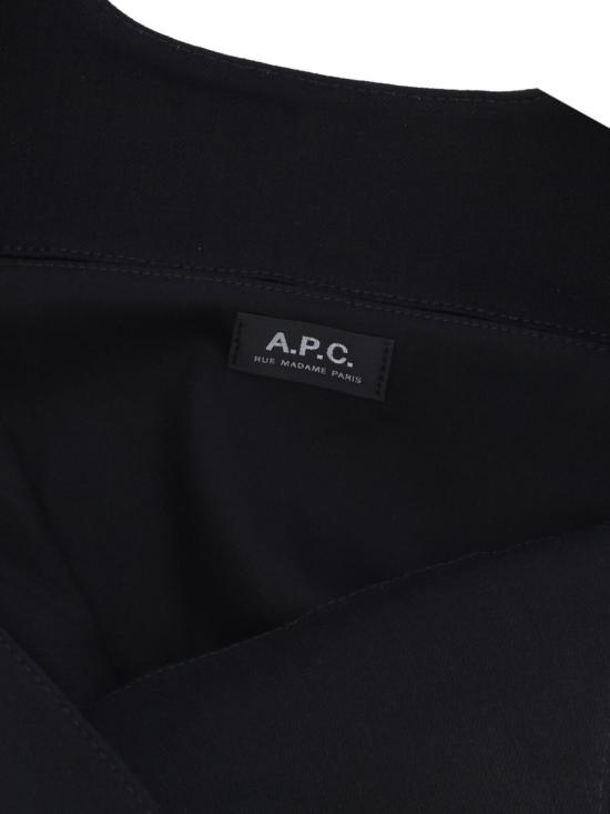 25FW 아페쎄 나논 로고 토트백 COZZS M61565LZZ Black - A.P.C.