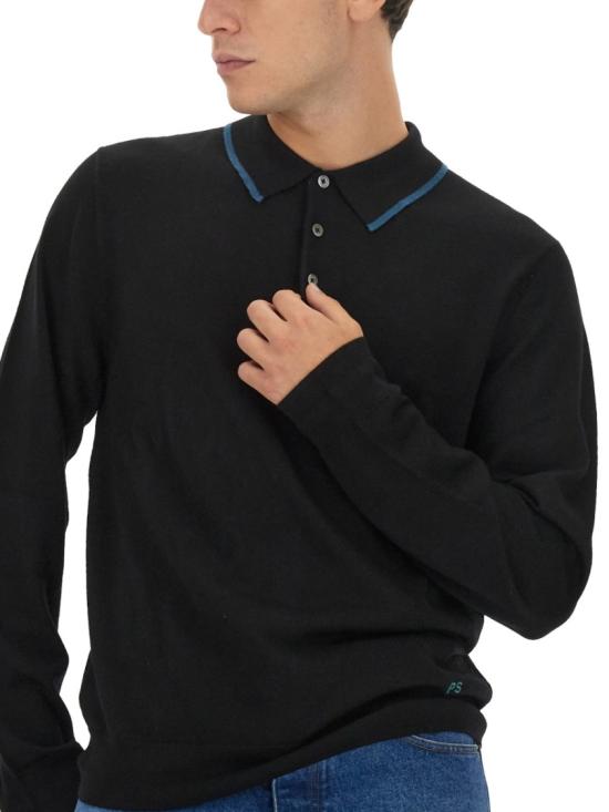  PS 바이 폴스미스 폴로 티셔츠 M2R 204Y L21861 79 Black - PS BY PAUL SMITH