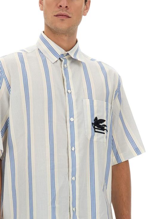  에트로 반팔 셔츠 1K94B 31040250 White - ETRO