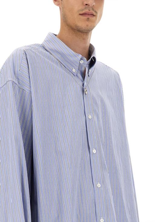  마르지엘라 긴팔 셔츠 SI1DL0002 S54946002F Blue - MAISON MARGIELA