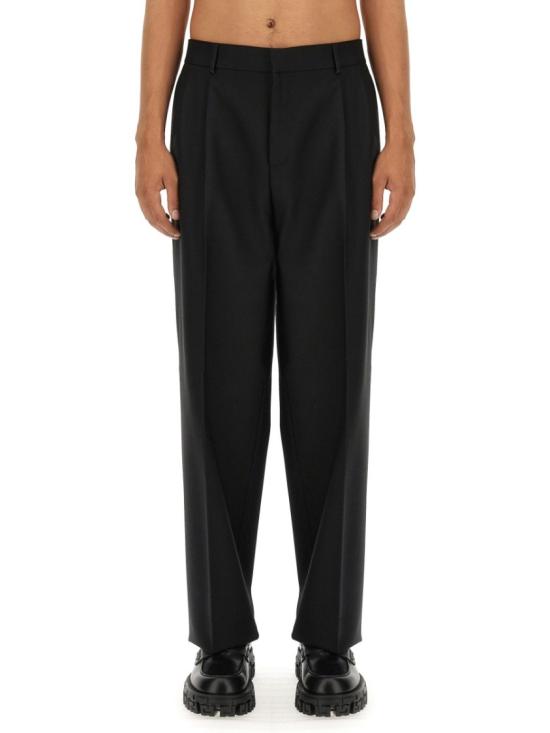  베르사체 스트레이트 팬츠 1012722 1A079781B000 Black