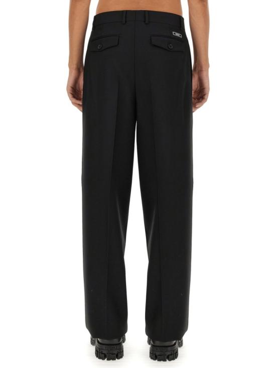  베르사체 스트레이트 팬츠 1012722 1A079781B000 Black - VERSACE