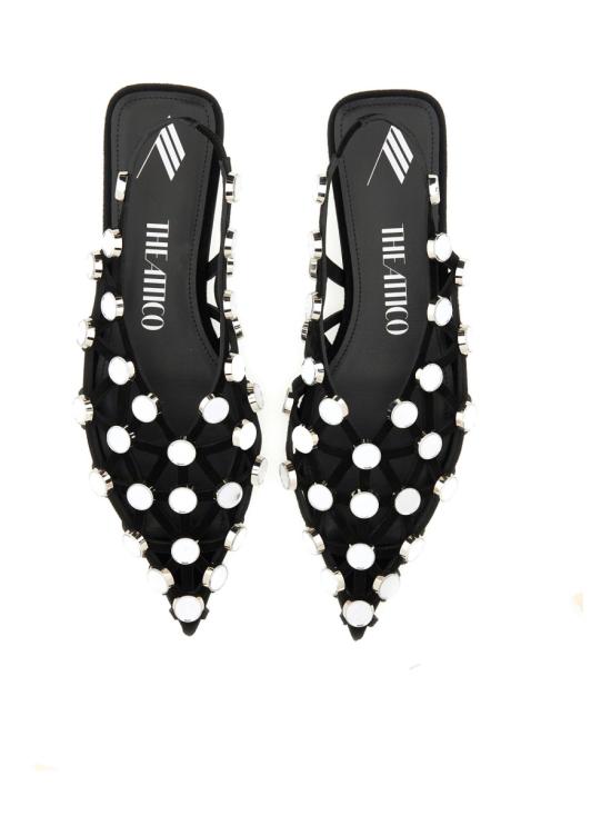 24FW 디 아티코 플랫 슈즈 246WS801 L007SR100 BLACK - THE ATTICO