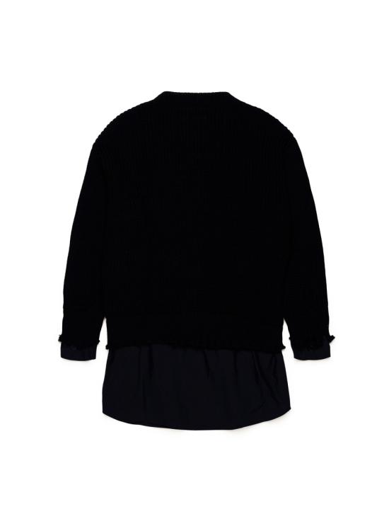 24FW [키즈] MM6 메종마르지엘라 티셔츠 M60643K MM03MM6900 BLACK - MM6 MAISON MARGIELA