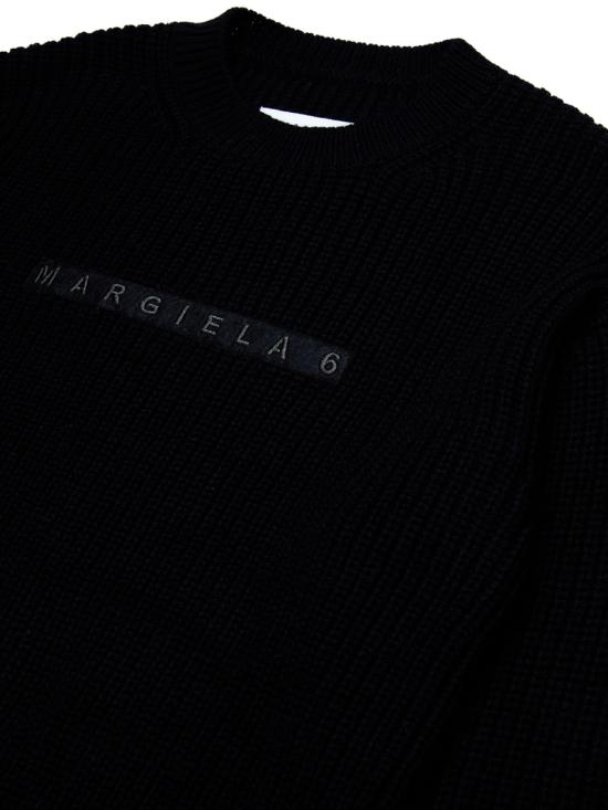 24FW [키즈] MM6 메종마르지엘라 티셔츠 M60643K MM03MM6900 BLACK - MM6 MAISON MARGIELA