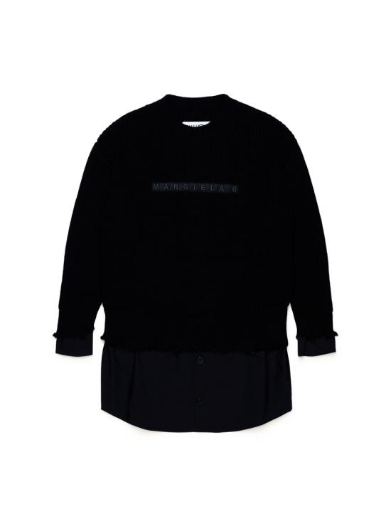 24FW [키즈] MM6 메종마르지엘라 티셔츠 M60643K MM03MM6900 BLACK