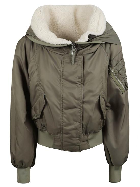 25FW 에르마노 설비노 숏패딩 D470B303SHDGT80521 Green