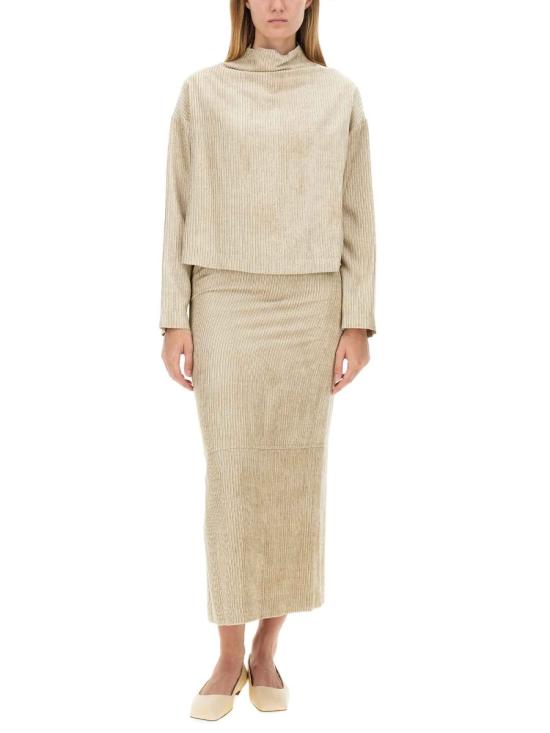  알리지 롱 스커트 154031 A4216SAND BEIGE - ALYSI